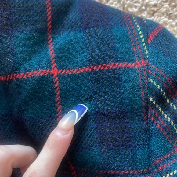 (SOLD) Long Ralph Lauren Wool Plaid Coat - Picture 13 of 13